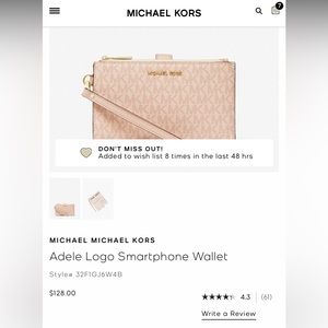 Michael Kors Wristlet